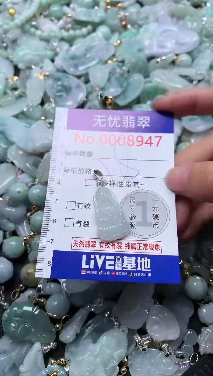 颈饰未镶嵌翡翠8947