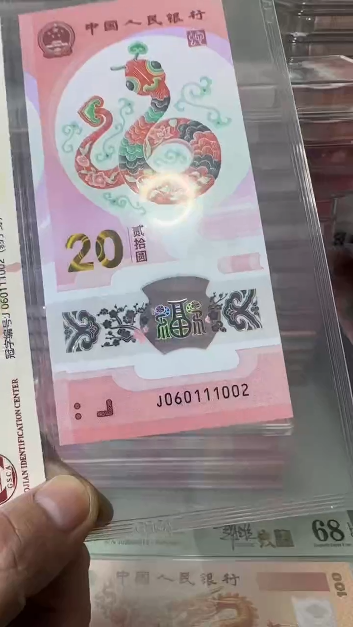 【闪购商品】塑料60111002-单张蛇钞！！