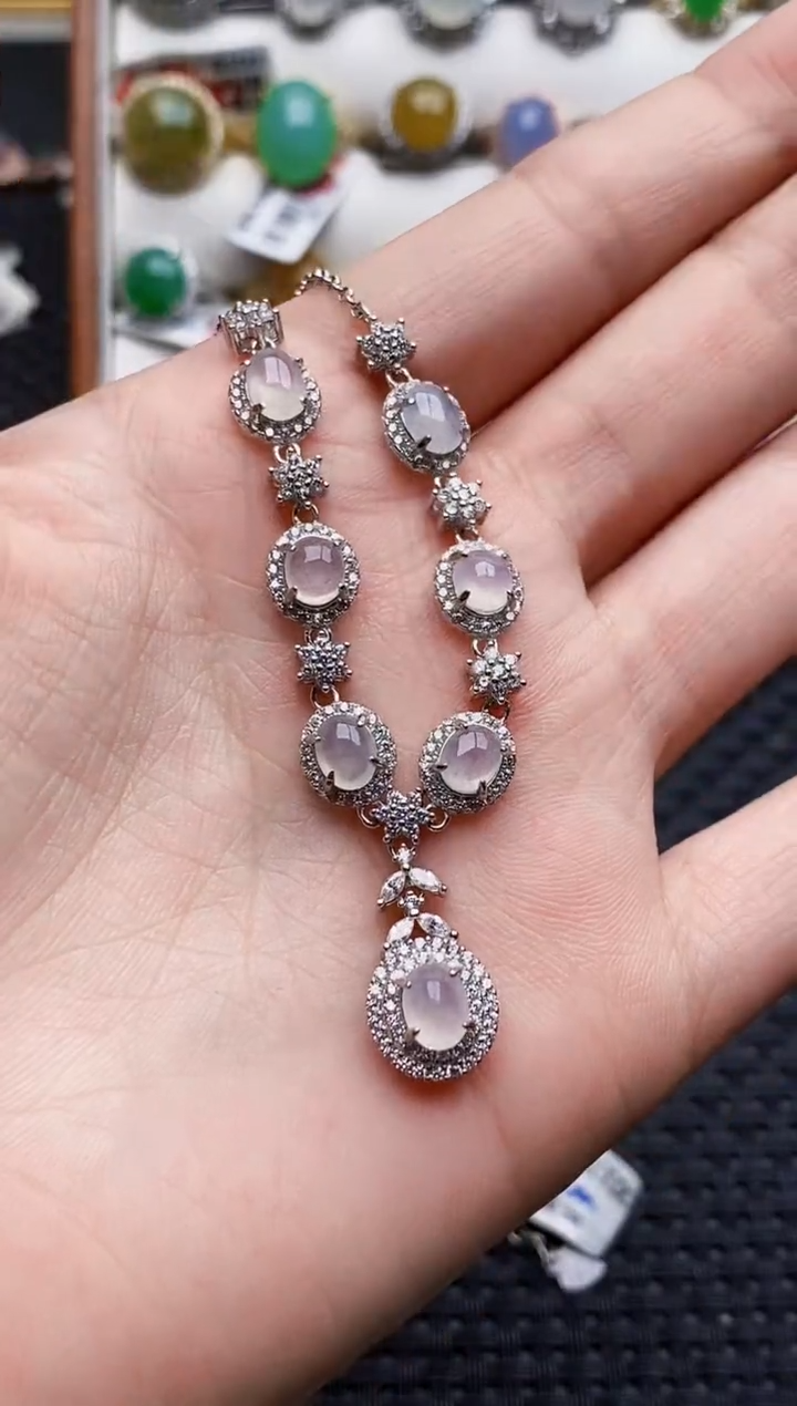 银S925镶嵌戒指翡翠0913