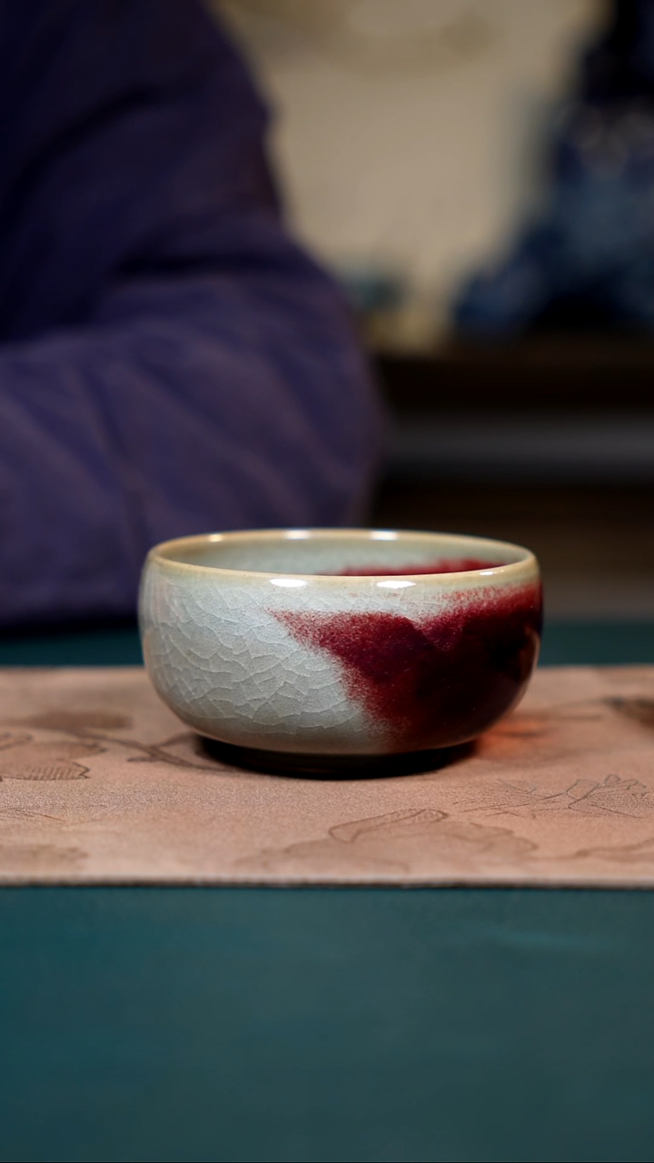 摆件陶任英歌柴烧茶器