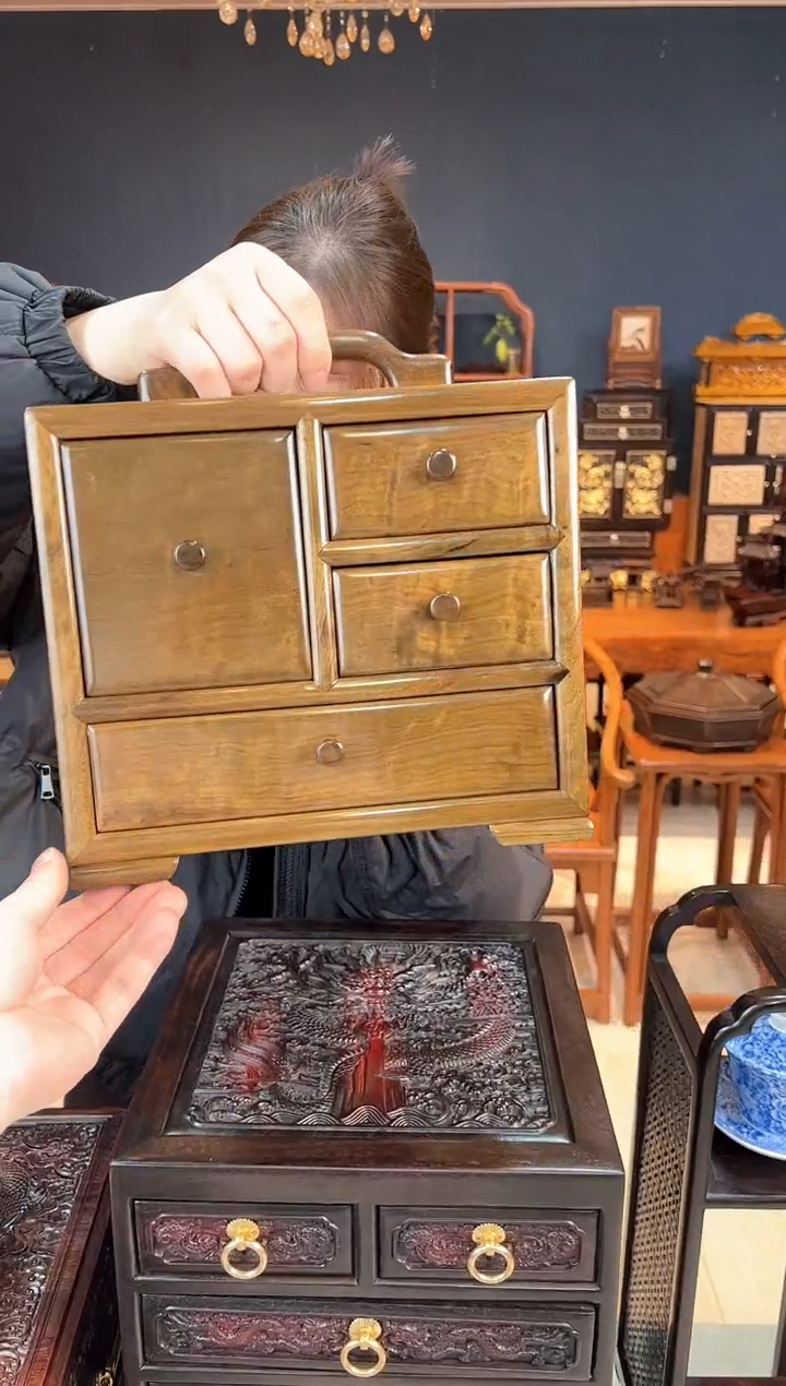 【闪购商品】乌木类家具药箱子