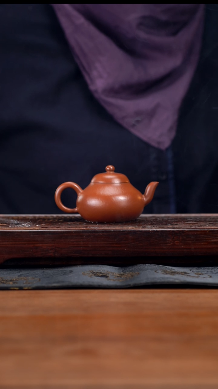 【闪购商品】紫砂茶壶130cc原矿小煤窑朱泥梨型26