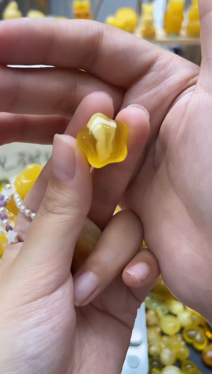 琥珀未镶嵌珠宝奇石096琥珀蜜蜡微瑕