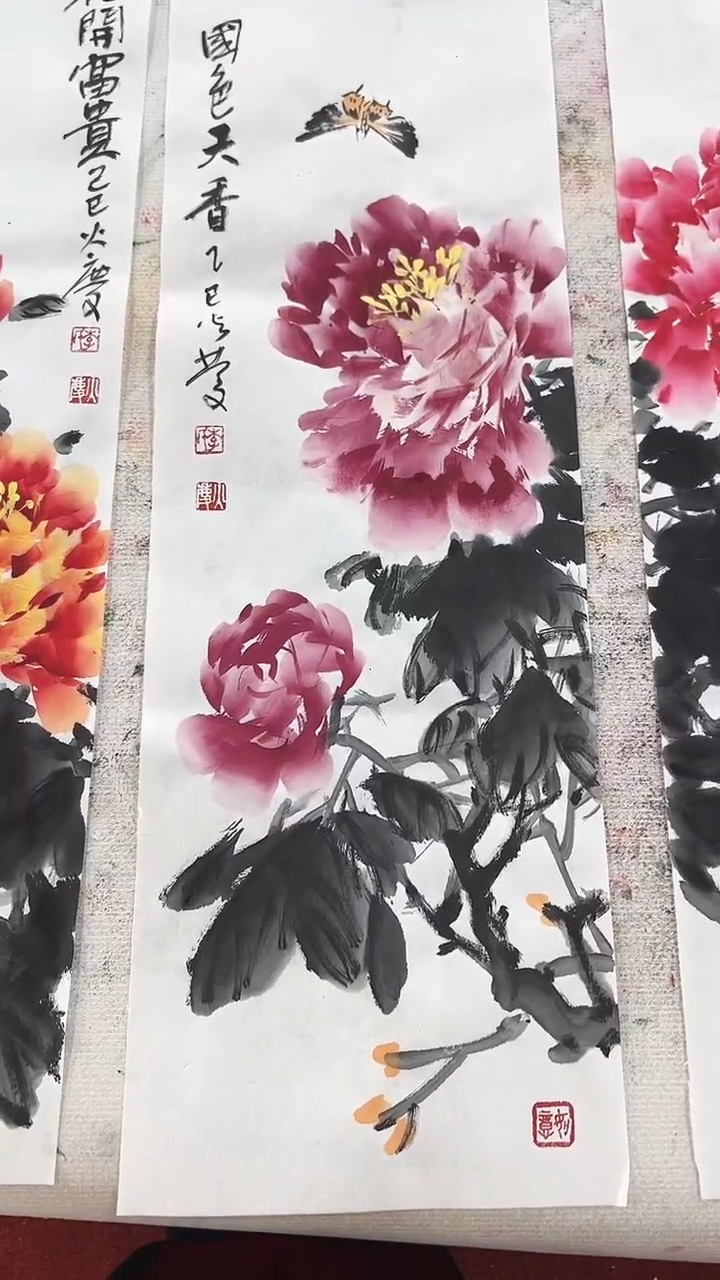 国画李火庆/国画/花鸟