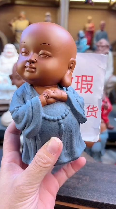 紫砂茶宠器闵茶宠摆件