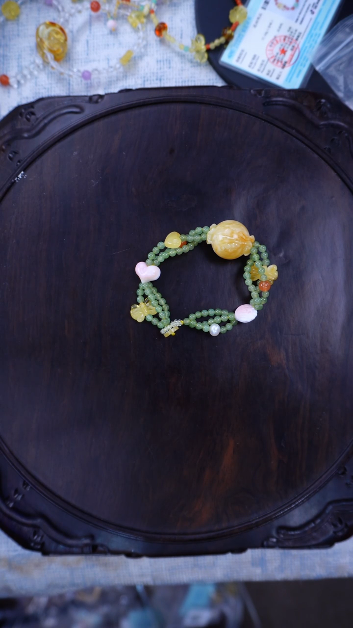 手链琥珀未镶嵌多样性发货其一