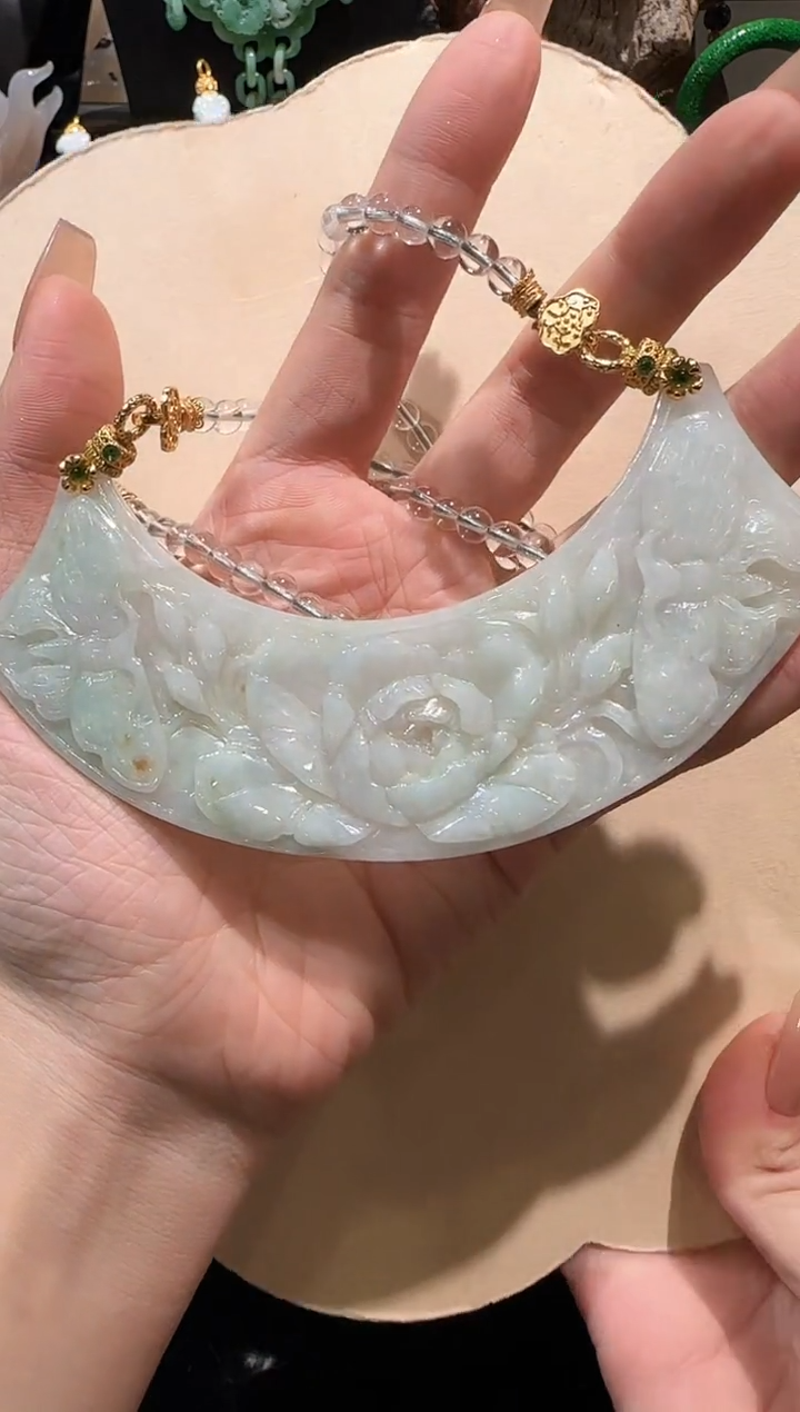 【闪购商品】翡翠颈饰未镶嵌国风
