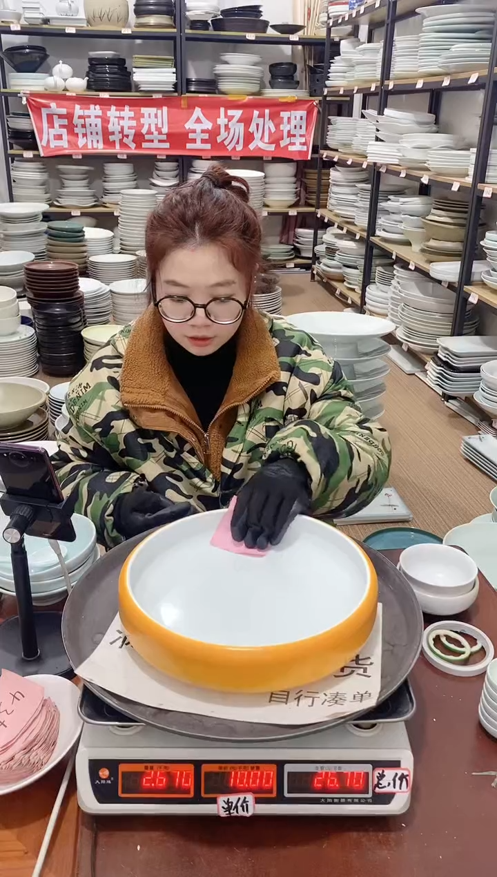 【闪购商品】盘431号链接景德镇酒店陶瓷瑕疵处理