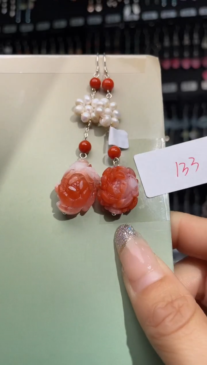 【闪购商品】紫晶耳饰银S925镶嵌喜欢拍