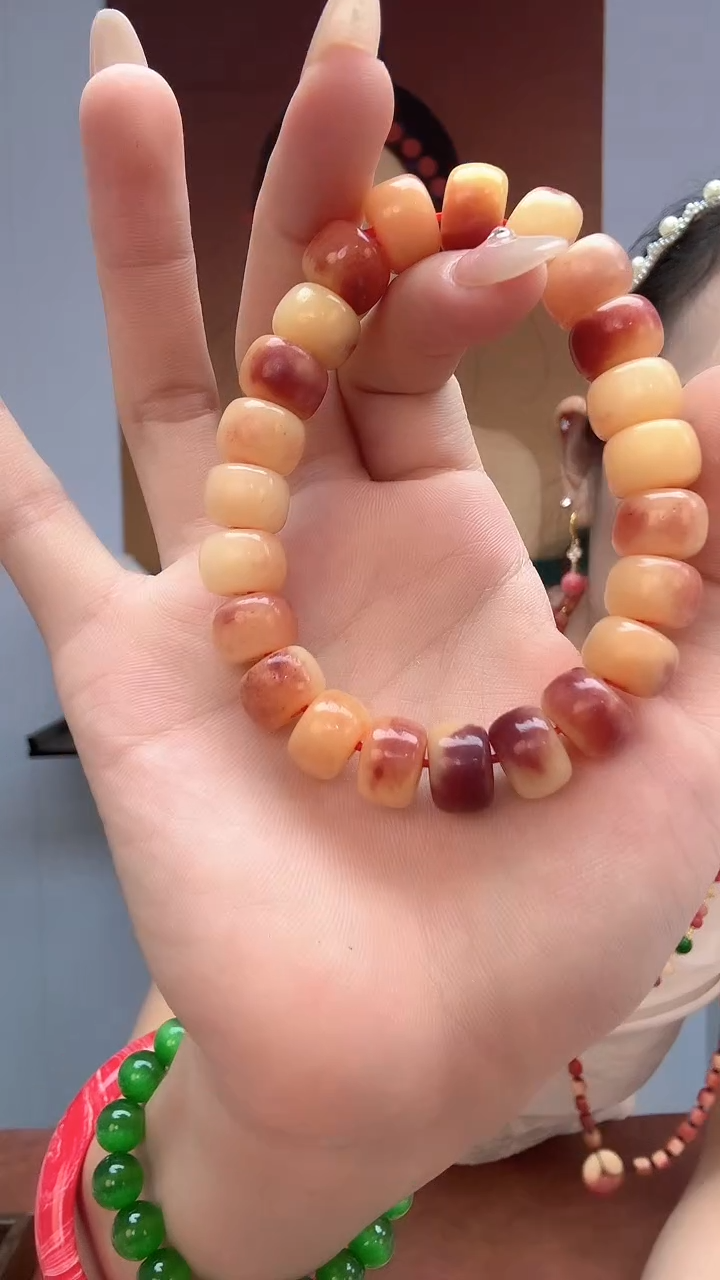 珐琅非金属非金属珐琅呼呼 1.2mi老料手串