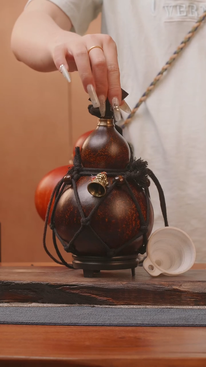1786号精品大漆葫芦防腐防渗装水茶酒