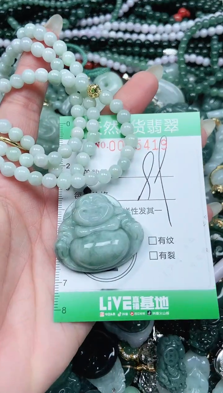 颈饰未镶嵌翡翠翡翠