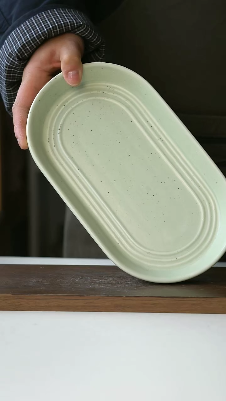 【闪购商品】陶瓷出澳洲TK椭圆盘@4-2@