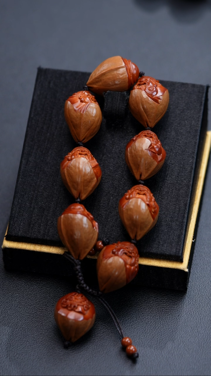 手串橄榄核不****林原皮财神