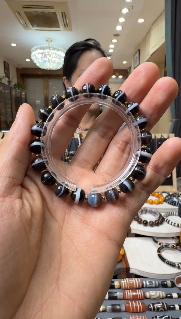 【闪购商品】玛瑙/玉髓珠宝半成品未镶嵌玛瑙珠手串