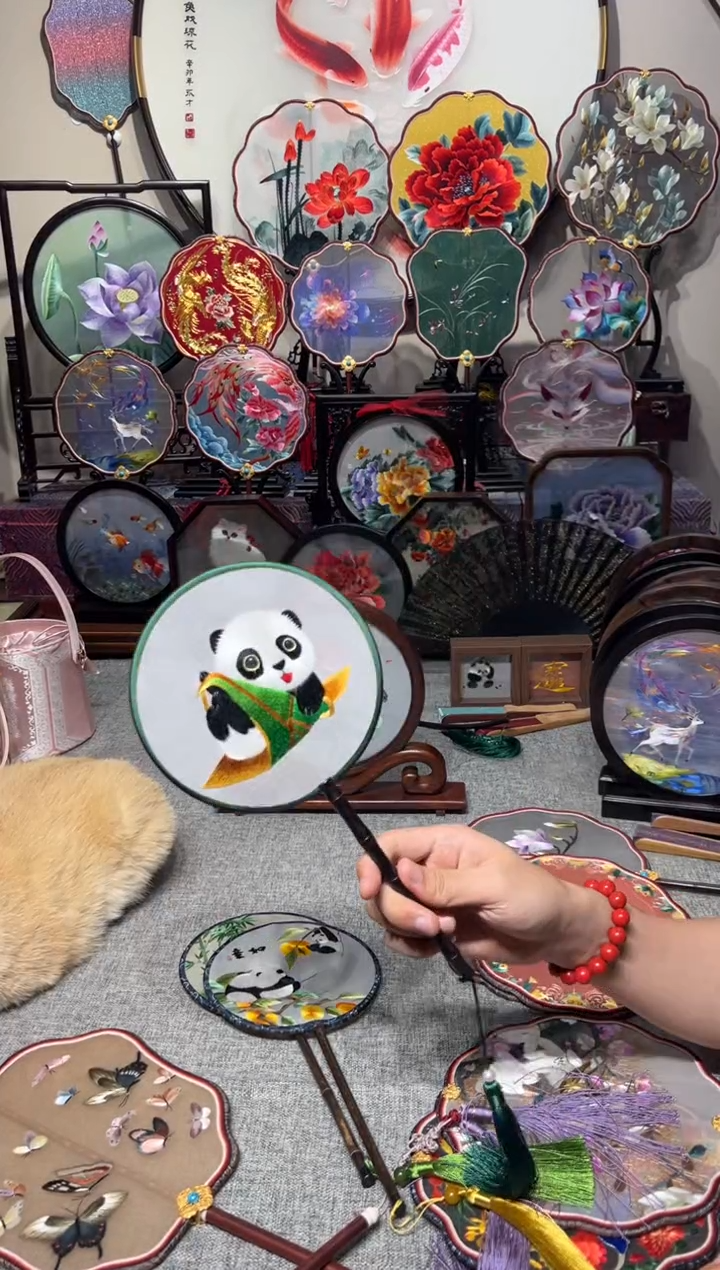 刺绣纯手工苏绣艺术品