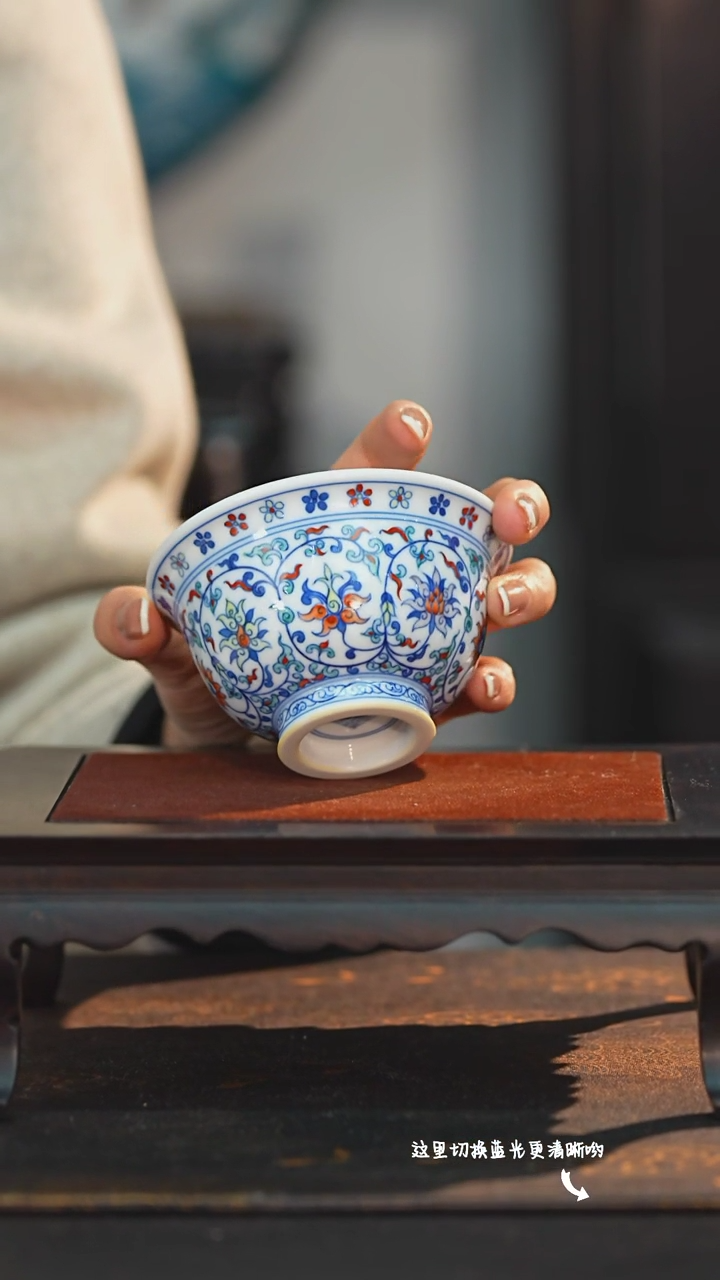 【闪购商品】中国官窑斗彩非遗传承人—涂杏花