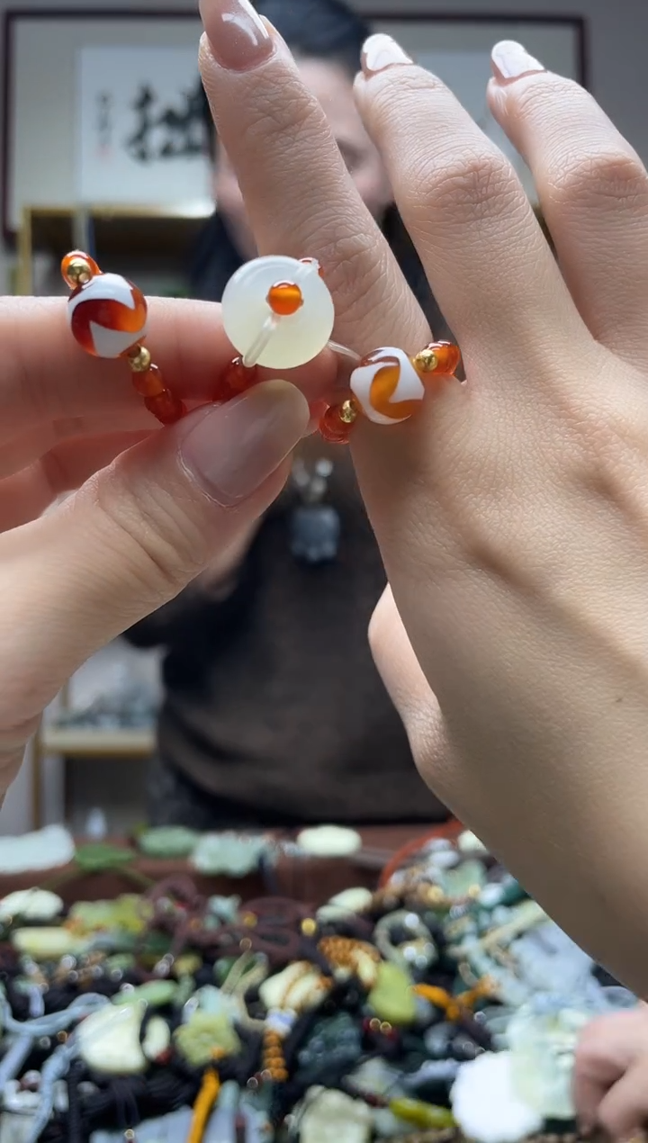 未镶嵌岫玉吊坠多样性发货拍一发一