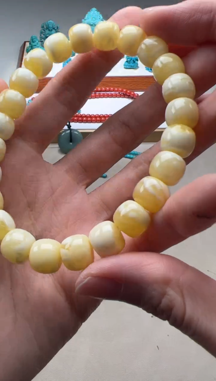 【闪购商品】蜜蜡裸石未镶嵌手串手串