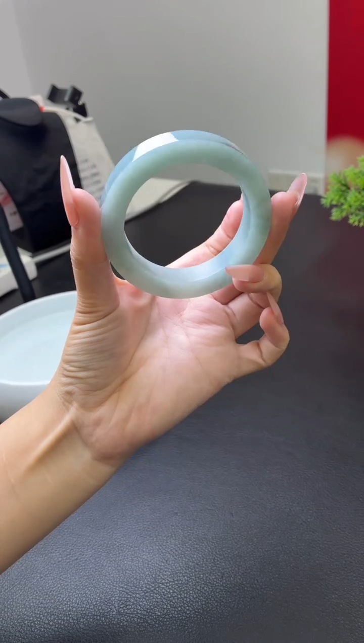 定制翡翠手镯未镶嵌手镯 56-59