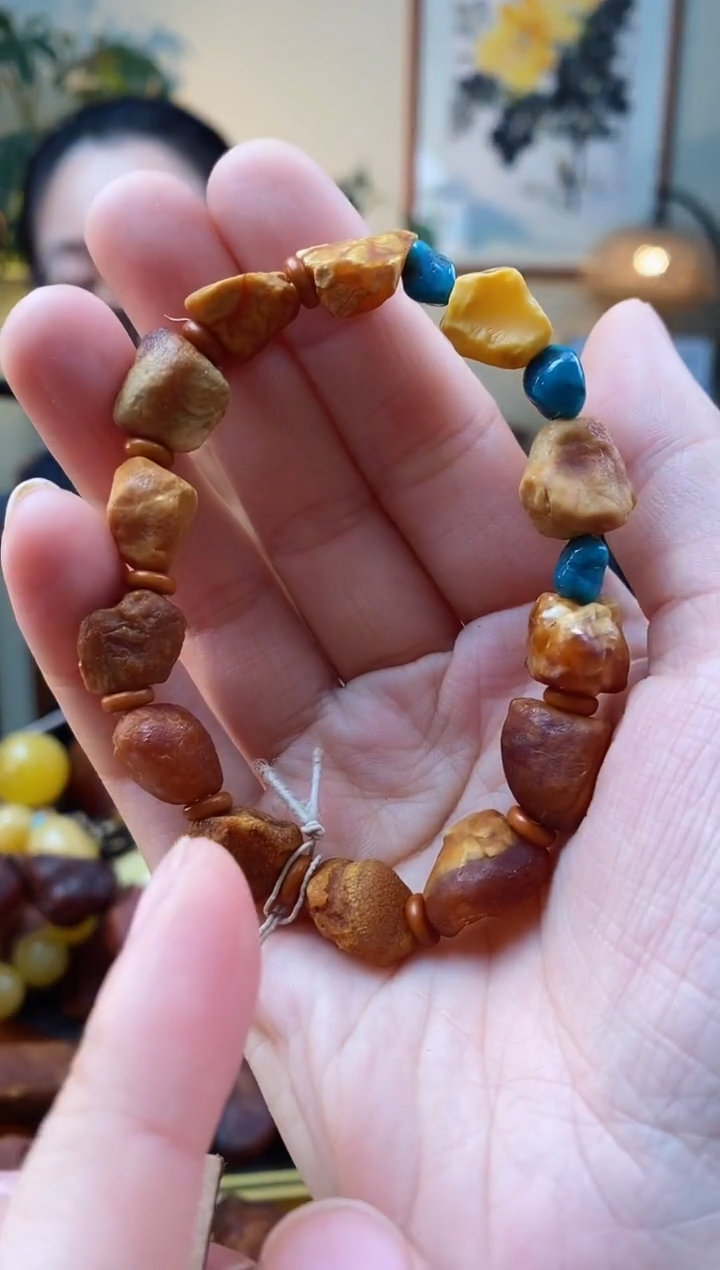 【闪购商品】琥珀手串未镶嵌手串