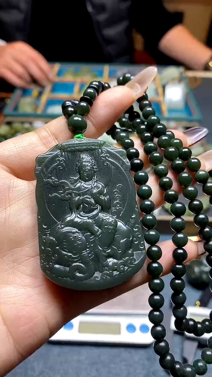 颈饰未镶嵌和田玉多样性拍一发一