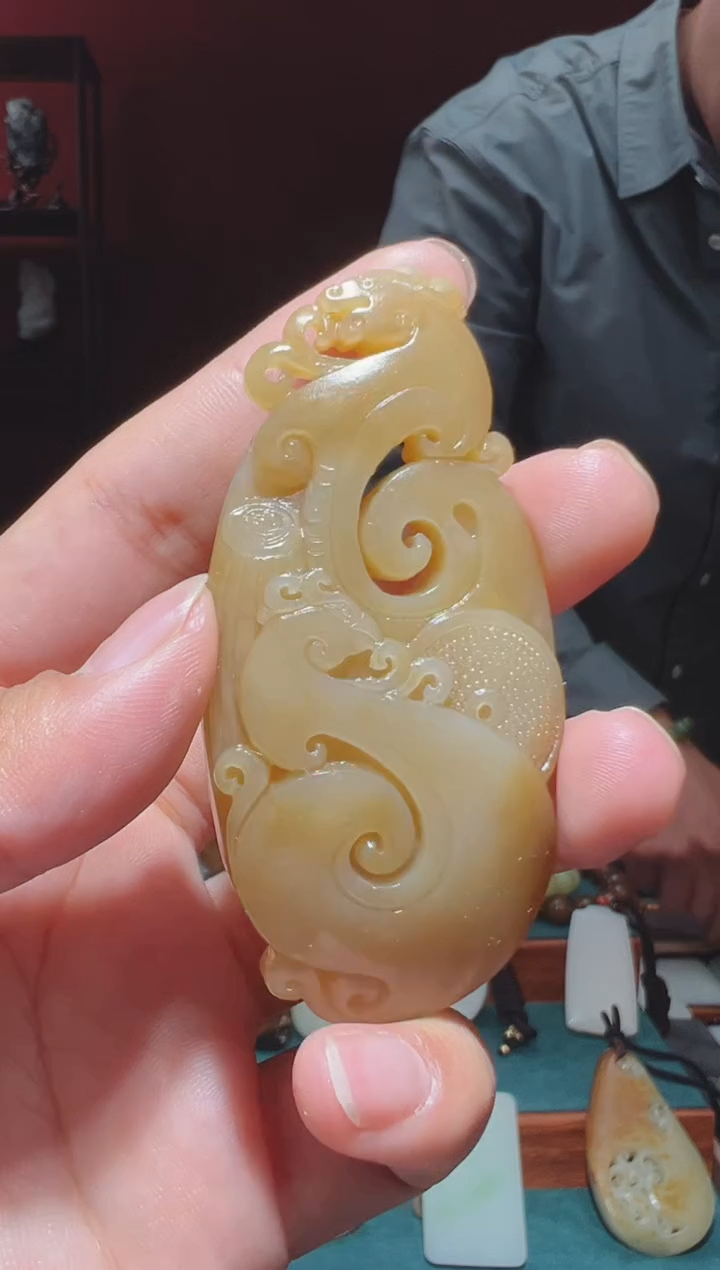 【闪购商品】和田玉吊坠(不含链)未镶嵌1