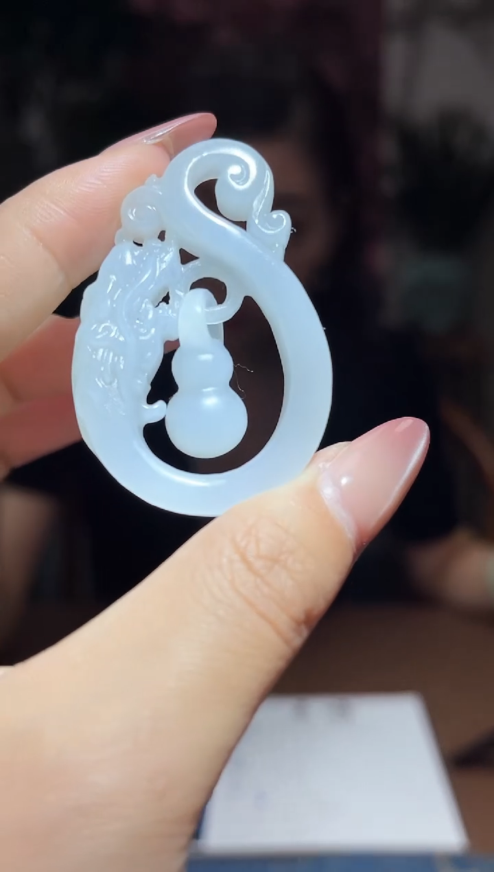 和田玉未镶嵌颈饰s794