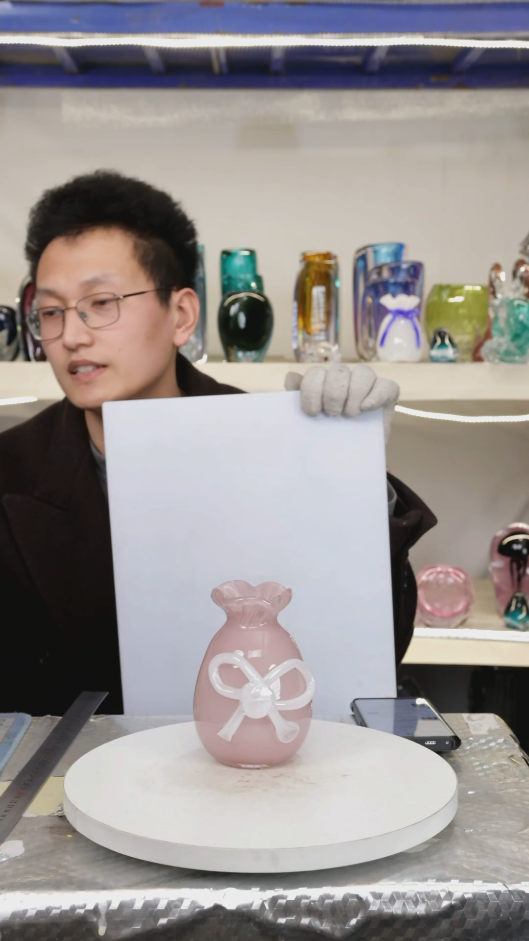 【闪购商品】琉璃高15精品琉璃正常手工痕迹