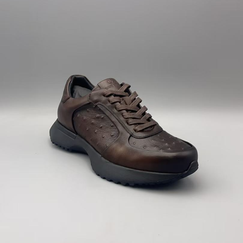 （孤品微瑕介意勿拍）新款轻质厚底系带男士皮鞋休闲鞋 757