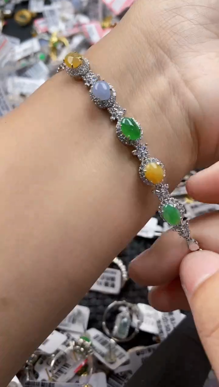 翡翠戒指银S925镶嵌120000   2