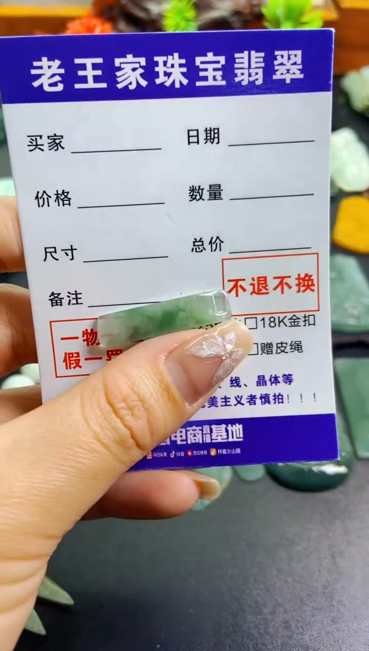 【闪购商品】翡翠颈饰未镶嵌料子