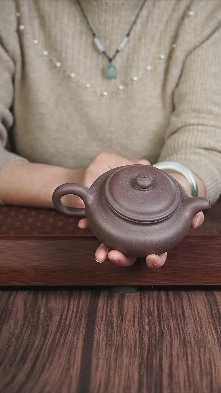 【闪购商品】紫砂茶壶天青 仿古 lw