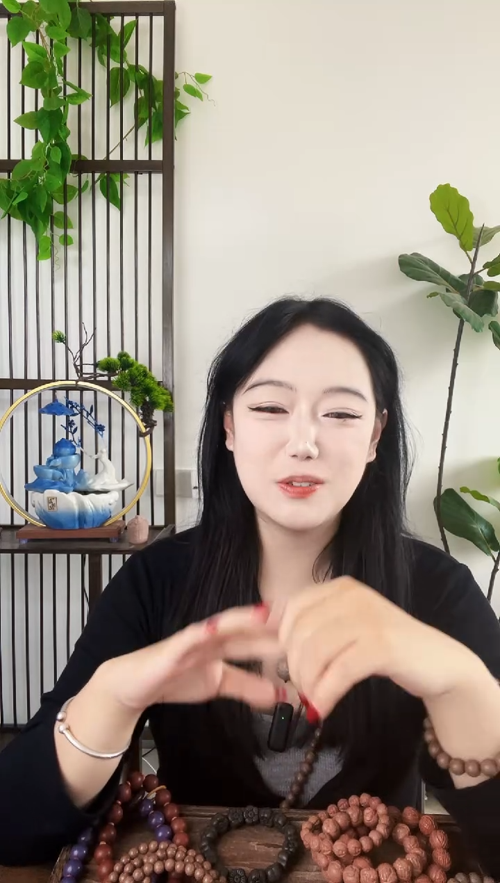 泥塑【桂花木犀手串】古法合香