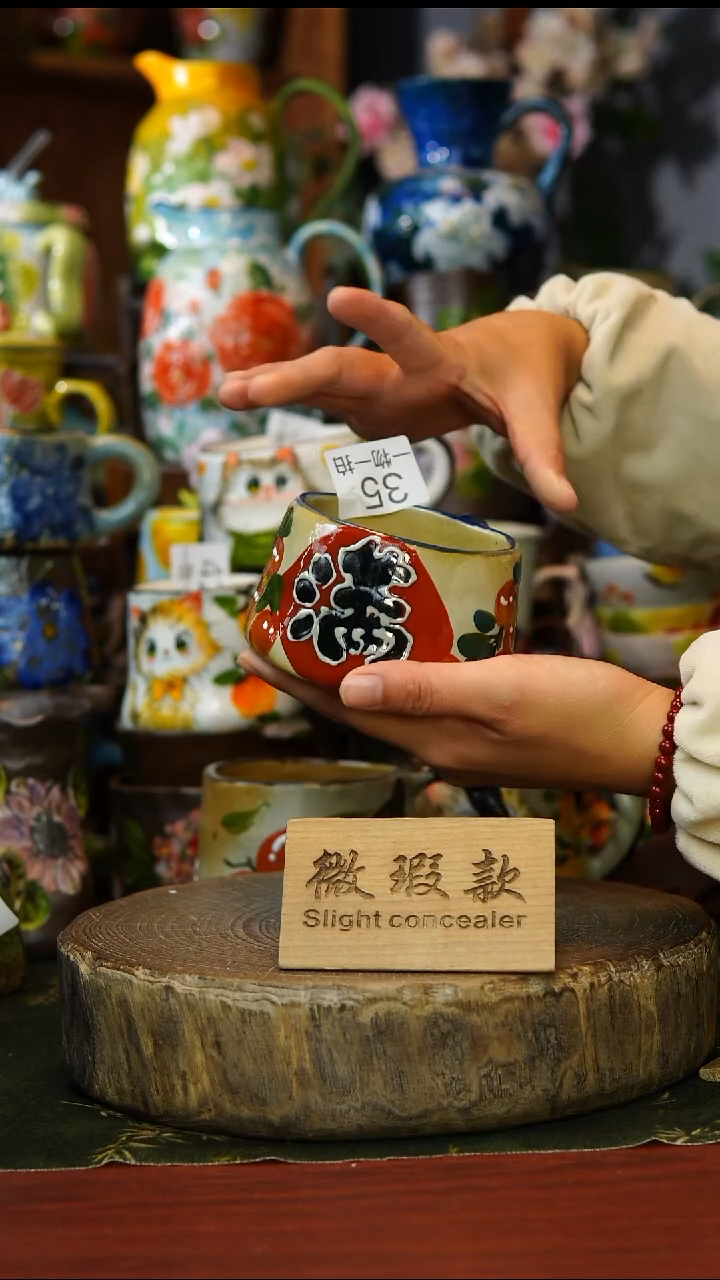 陶瓷35景德镇手工手绘釉下彩