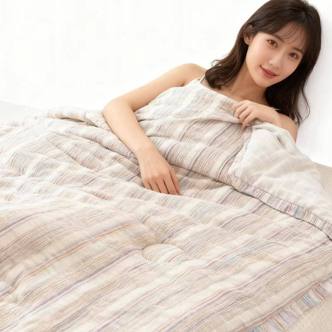 【木耳边】序曲-白底顶奢四季被2*2.3米（5.5斤左右）