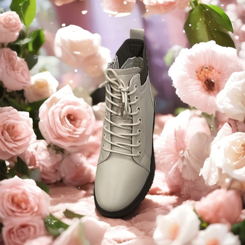 i7显瘦加绒平底女鞋休闲短靴668-3