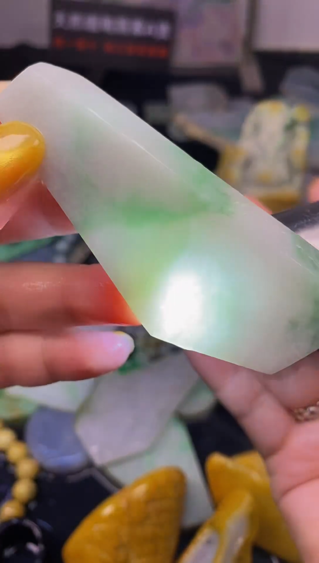 散珠翡翠天然缅甸翡翠A货096