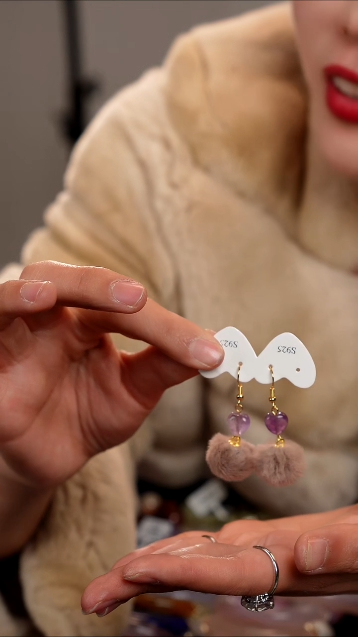 水晶摆件银S925镶嵌71