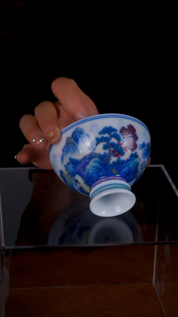 【闪购商品】杯手工手绘精品陶瓷摆件