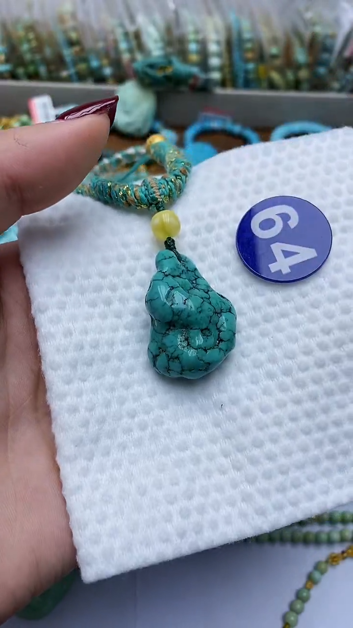 【闪购商品】绿松石项链未镶嵌64