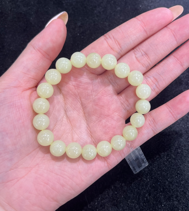 和田玉手串【小北质检】ZJH02Z28多样性发一