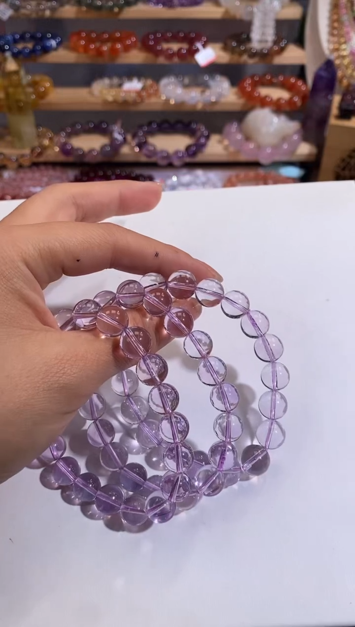 【闪购商品】发晶手链未镶嵌10mm多样性发一