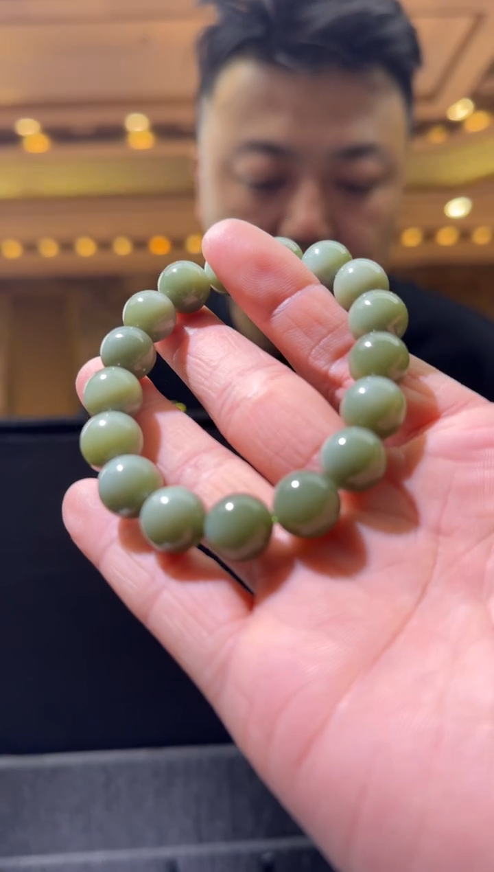 【闪购商品】和田玉手串未镶嵌TH0113-633-533一件多样性发