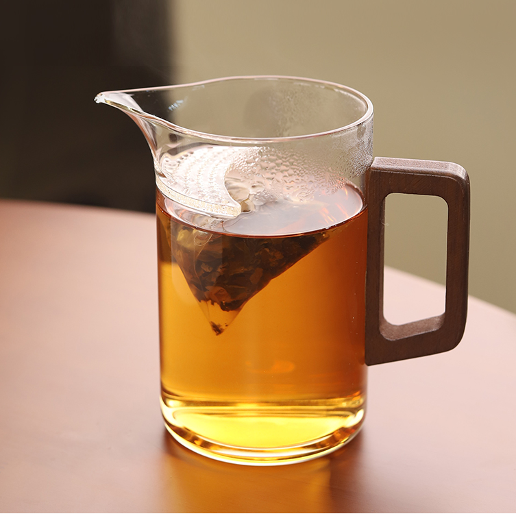 【茶具】「泡茶搭子」月牙杯➕反口高硼硅玻璃杯。办公室泡茶伴侣