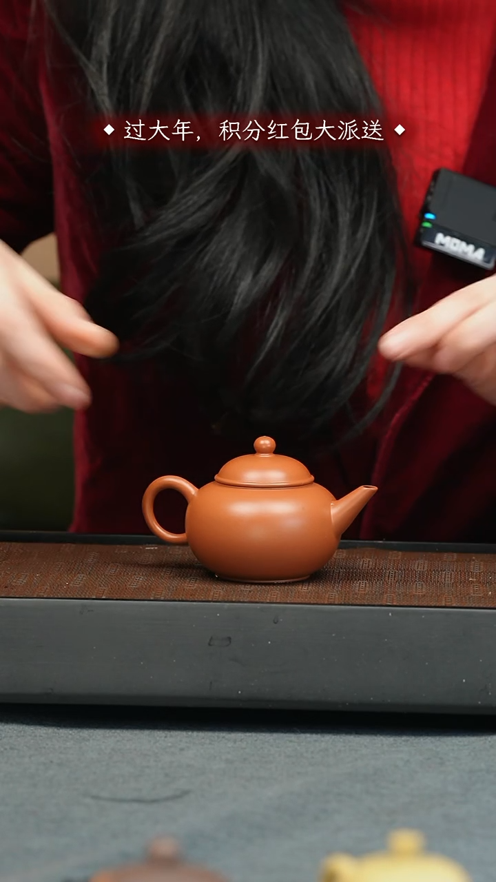 【闪购商品】紫砂茶壶五堂 长天-潮州朱泥