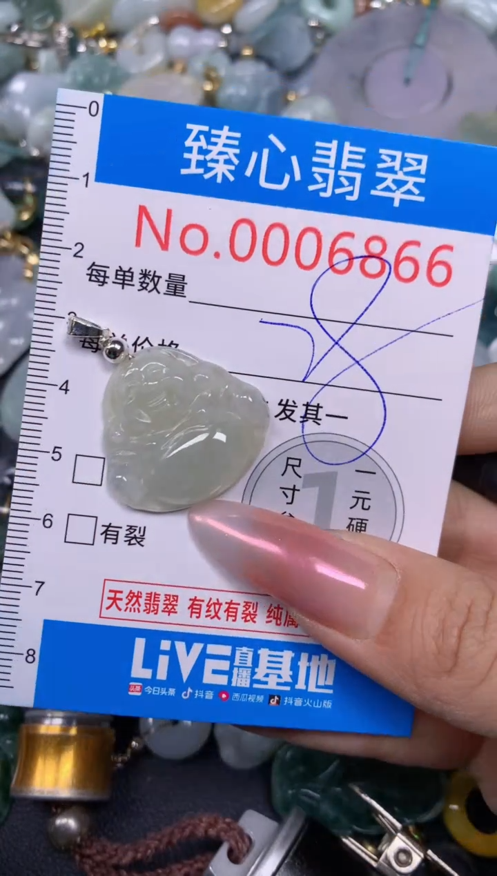 【闪购商品】翡翠颈饰未镶嵌含绳0006866