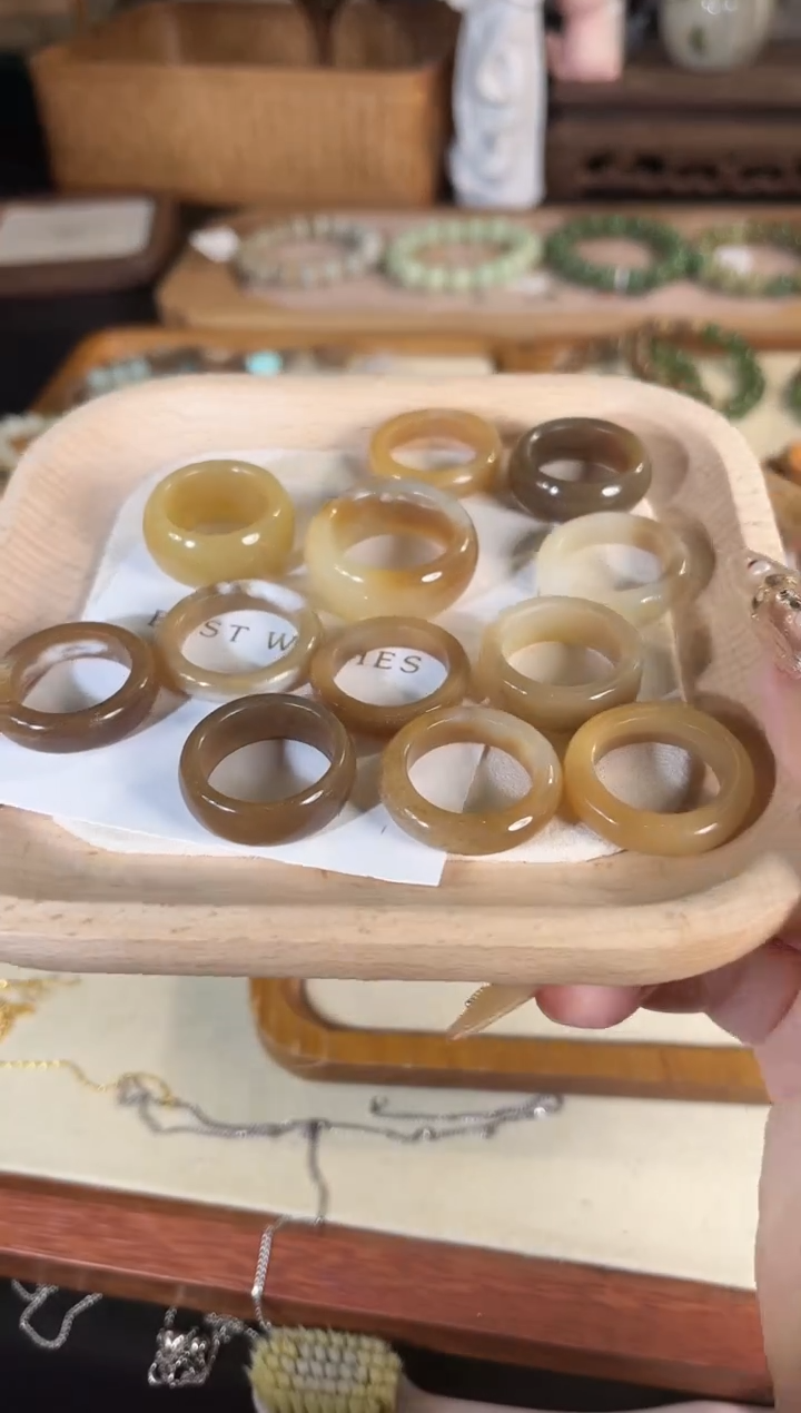 未镶嵌戒指和田玉多样性发其一备注圈口