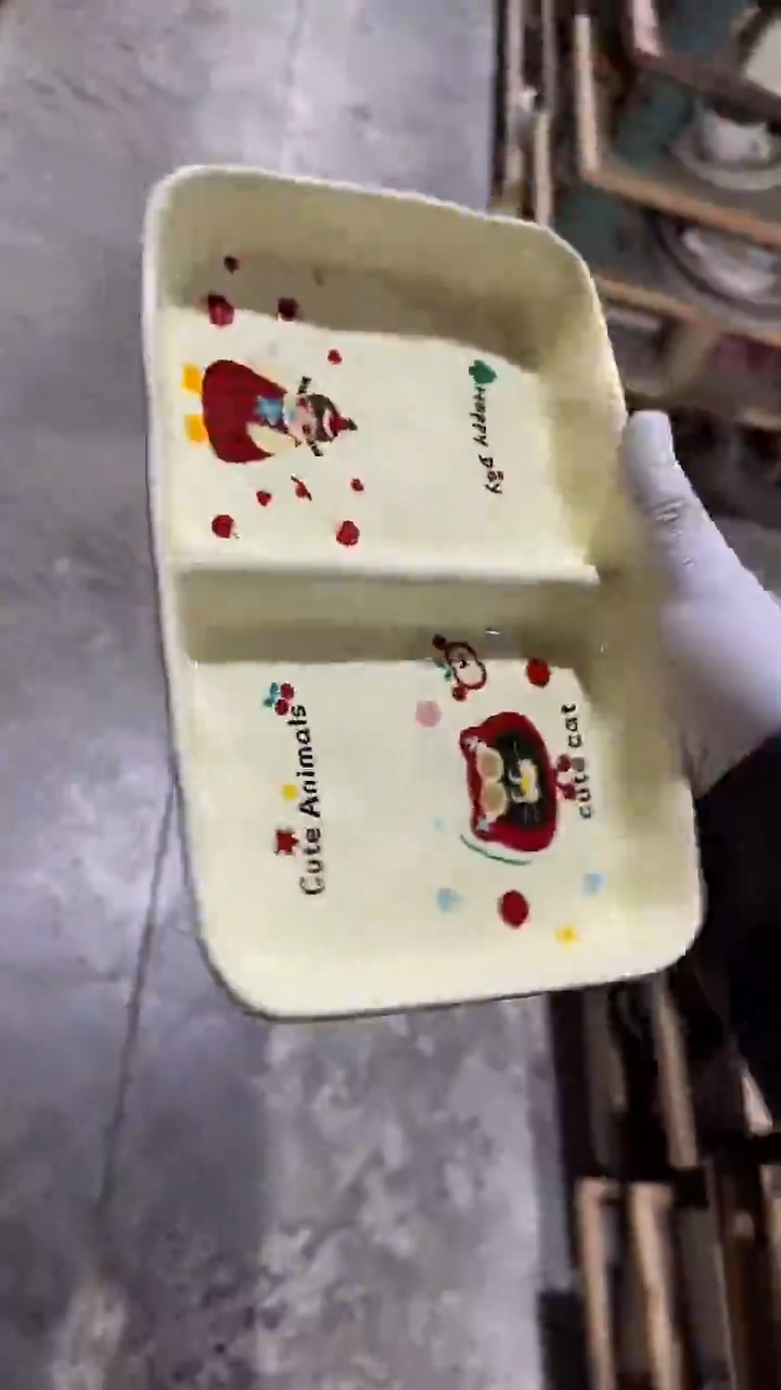 陶瓷分餐盘微瑕 凑满20元包邮