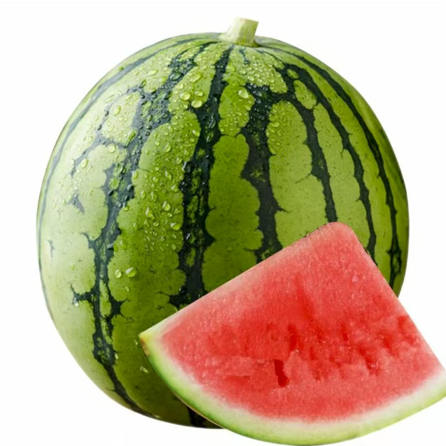 1颗【麒麟西瓜】脆甜多汁薄皮无籽肉厚硬脆